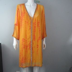 Soft Surroundings Size M Orange Tunic and Cami